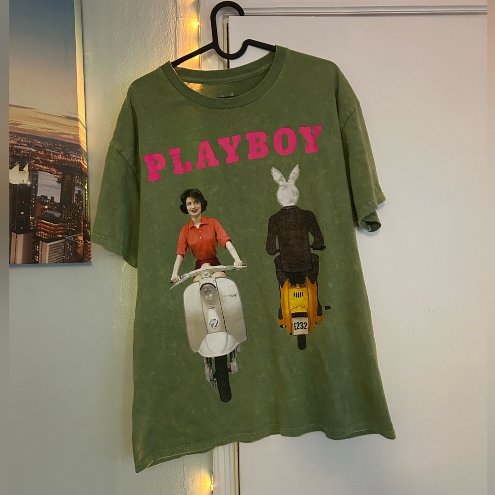 ❤️❤️ Playboy Green Short Sleeve T-Shirt